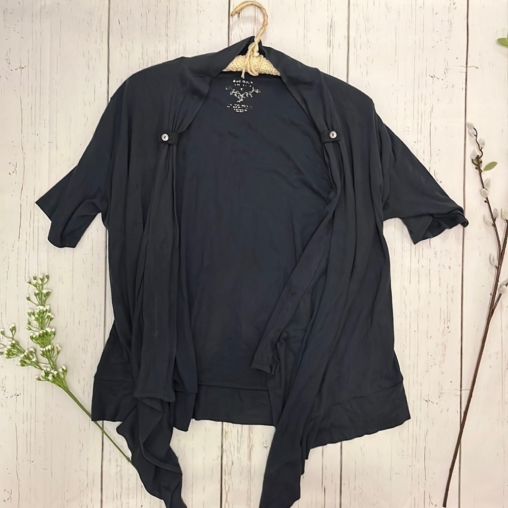 𝅺BLUE Open front Cardigan